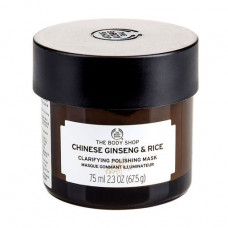 The Body Shop Chinese Ginsend & Rice Clarifying Polishing Mask face pack Chinese ginseng and rice, 75 ml