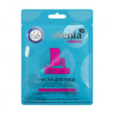 Vilenta Face Mask Vitamin B3 face pack with B3, B12 vitamins and microseaweed, 28 ml