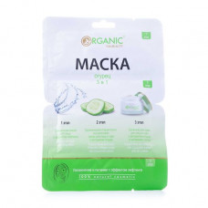 Face pack and necks of Via Beauty Organic with cucumber extract 3 stages, 30+3g
