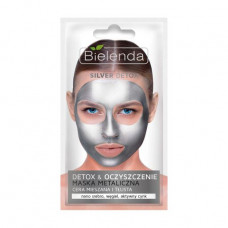 Face pack the cleaning Bielenda SILVER DETOX metal for the normal, mixed and oily skin, 8 g