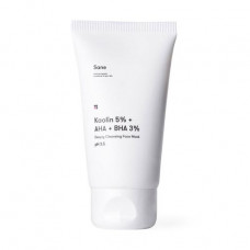 Face pack with salicylic Sane Kaolin acid of 5% + AHA + BHA of 3% Deeply Cleansing Face Mask for problem skin, 40 ml