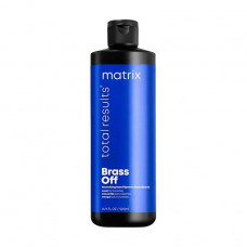 Musk for neutralization of copper shades of a dyed hair of Matrix Total Results Brass Off Mask, 500 ml