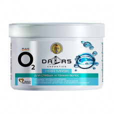 Musk for the weakened and fine hair of Dalas Cosmetics DAS O2, 300 g
