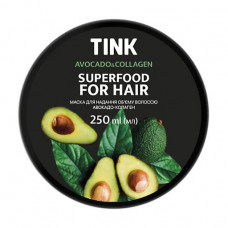 Musk for giving of volume of Tink SuperFood For Hair Avocado & Collagen Mask of Avocado and collagen, 250 ml