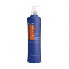 Musk for hair of Fanola No Orange Mask for neutralization of copper and orange shades on dark hair, 350 ml