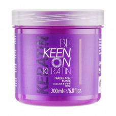 Musk for hair of Keen Keratin Colour & Shine Mask Firmness of color, with a keratin, 200 ml