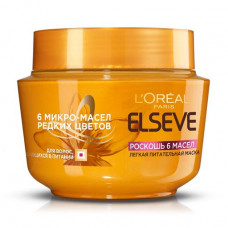 Musk for hair of L'Oreal Paris Elsève Luxury of 6 Oils, for all types of hair, 300 ml