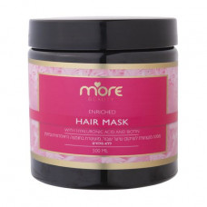 Musk for hair of More Beauty Hair Mask with hyaluronic acid and biotin, 500 ml