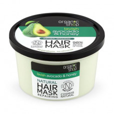 Musk for hair of Organic Shop Organic Avocado and Honey Hair Mask of Medovoye avocado, 250 ml