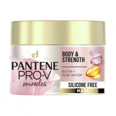 Musk for hair of Pantene Pro-V Miracles Body & Strength Biotin + Rose Water of Sil and volume, 160 ml