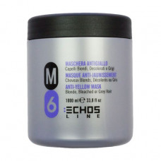 Musk with anti-yellow effect of Echosline M6 Anti-Yellow Mask for the light, decoloured and gray hair, 1 l