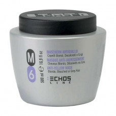 Musk with anti-yellow effect of Echosline M6 Anti-Yellow Mask for the light, decoloured and gray hair, 500 ml