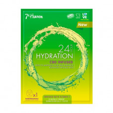Musk fabric for person 7th Heaven 24H Hydration CBD Infusion Sheet Mask for the tired, dim and dehydrated skin, 16 g
