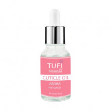Oil for a cuticle of Tufi Profi Premium Aroma the Hot decline, 15 ml
