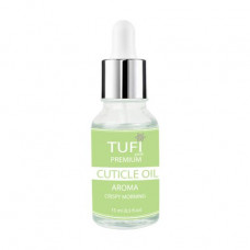 Oil for a cuticle of Tufi Profi Premium Aroma Freshness of morning, 15 ml