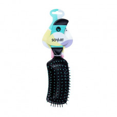 Massage hairbrush - Sovart hairbrush, curved
