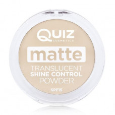 The matting powder for the person Quiz Cosmetics Matte Translucent Shine Control Powder Control of Gloss, SPF 15, 01 Light, 12 g