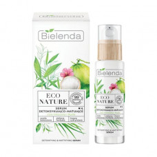 The matting serum for the person Bielenda Eco Nature Face Serum with effect of a detoxication, 30 ml