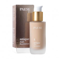 The matting Paese Unique Matt Foundation liquid foundation, 603W of Ivory, 30 ml