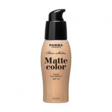Matting foundation for the person Parisa Cosmetics Matte Color Liquid Foundation F-06, 01 Bronze-beige, 35 ml