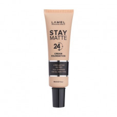 The matting foundation for the person Lamel Professional Stay Matte 24H Cream Foundation, 404, 30 ml