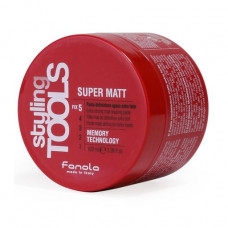 Opaque paste for hair of Fanola Styling Tools Super Matt Memory Technology Paste of extra strong fixing, 100 ml