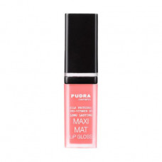 Opaque Pudra Cosmetics Maxi Matt Long Lasting Lip Gloss lip gloss with silk proteins that B5, 01 pro-vitamin, 7 ml