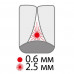 Interdental brushes of Paro Swiss Flexi Grip of 2.5 mm, 4 pieces