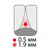 Interdental brushes of Paro Swiss Isola F 1.9 of mm, 5 pieces