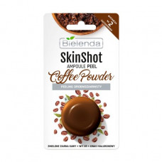 Fine-grained face scrub of Bielenda Skin Shot COffee Powder of Coffee, 8 g