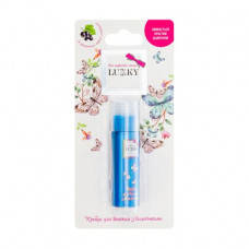 Piece of chalk for Lukky hair with aroma of blackcurrant, with spangles, blue, 10 g