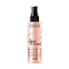 Flickering spray-mist for the person and a body of Eveline Cosmetics Glow And Go! Aqua Miracle Face Mist 4 in 1 Nude, 110 ml