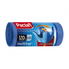 Garbage bags of Paclan Multitop of 120 l, 15 pieces