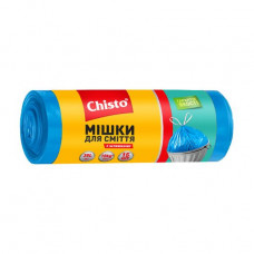 Garbage bags with inhalings of Chisto of 35 l, 15 pieces