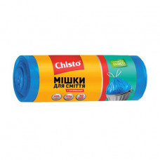 Garbage bags with inhalings of Chisto of 60 l, 10 pieces