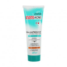 Micro peeling for the person Bielita Zone Stop Acne Cleaning, for problem skin, 75 ml