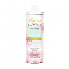Micellar liquid for the person Bielenda ROSE CARE of a dvukhfazn, 500 ml