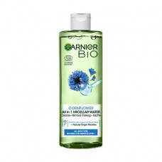 Micellar Garnier Bio Soothing Cornflower Micellar Water water with flower water of a cornflower and micelles of natural origin, 400 ml