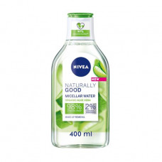 Micellar water for removal of a make-up of Nivea Naturally Good from an aloe belief, 400 ml