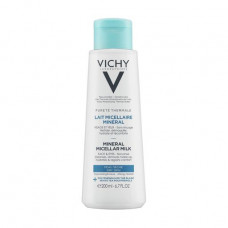 Micellar face milk and an eye of Vichy Purete Thermale Mineral Micellar Milk for dry skin, 200 ml