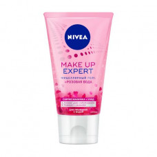 Micellar gel + pink Nivea Make Up Expert water for washing with water, 150 ml