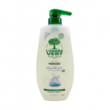 The micellar L'Arbre Vert shower gel with flower water of a cornflower, hypoallergenic, 720 ml