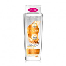 Micellar peptide Cosmetics Hair Clinic Shampoo 3 in 1 Eveline shampoo, for the fragile and injured hair and dry head skin, 400 ml