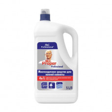 Multiacting liquid detergent for the bathroom 4 in 1 Mr. Proper Professional, 5 l