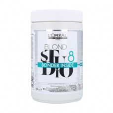 Multipurpose powder with a bonder for intensive clarification of hair up to 8 L'Oreal Professionnel Blond Studio MT8 Blonder Inside levels, 500 g