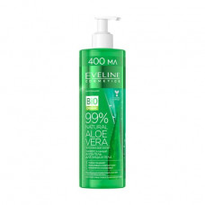 Multipurpose face gel and bodies of Eveline Cosmetics of 99% of Natural Aloe Vera, 400 ml