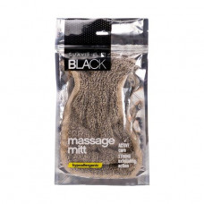Bast glove for a shower of Suavipiel Black Massage Mitt