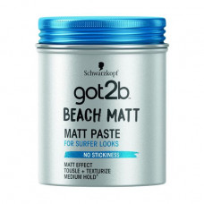 The modeling paste for hair of Beach Matt Paste Got2B fixing 3, 100 ml