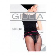 The female Giulia Body modeling tights with the adjusting shorts, 40 DEN, Visone, size 2