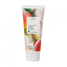 Milk for Korres body Blossoming of a peach, 200 ml
